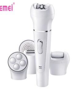Ensemble de beauté Kemei 5 en 1 épilateur électrique pour femme