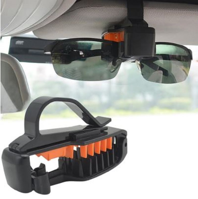 3en1 Porte-lunettes 3R, porte-certificat et porte-billets Portable pour voiture