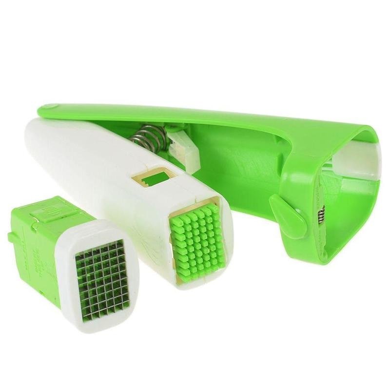 2 en 1 Coupe-ail magique en acier inoxydable et ABS Multifonction