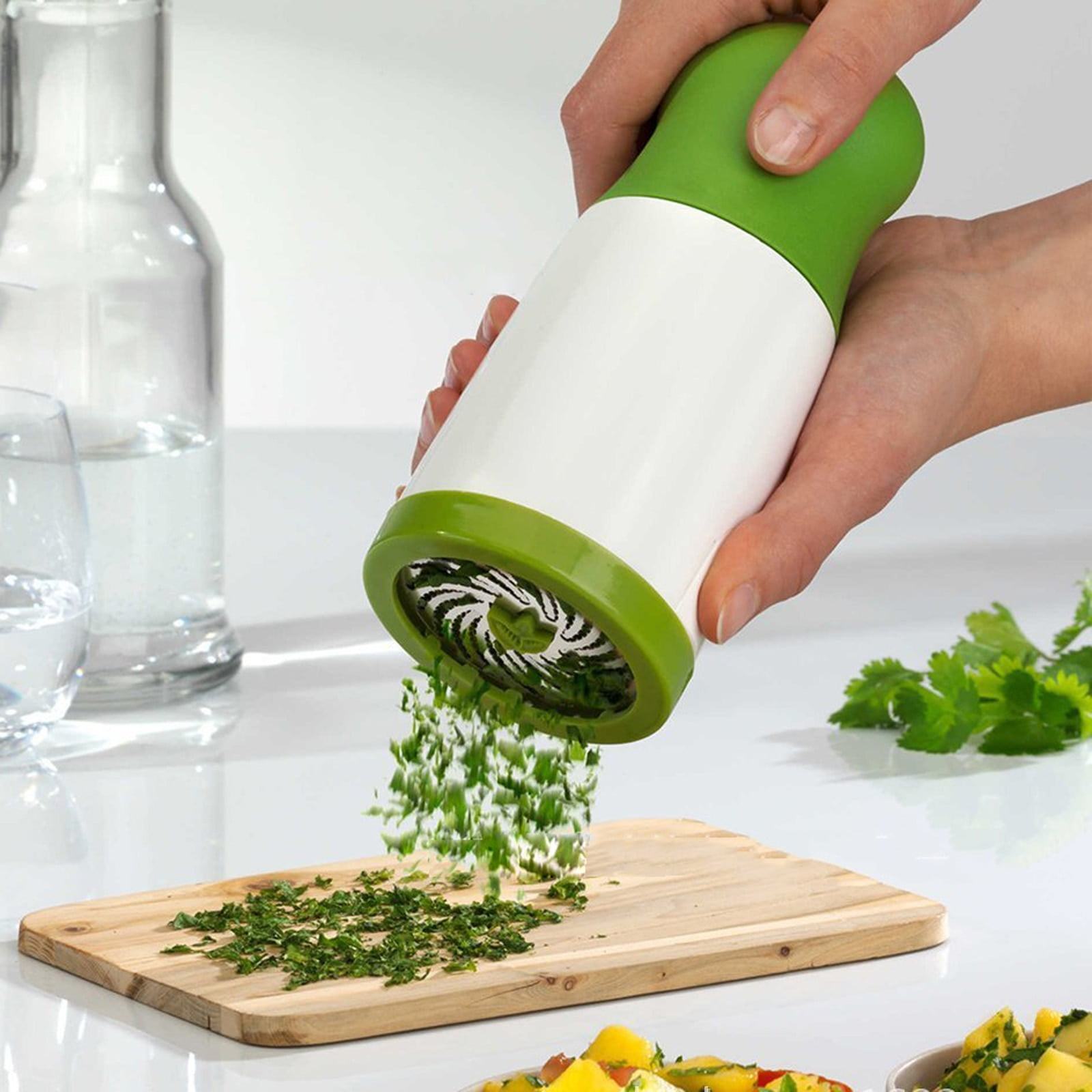Moulin à herbes avec lame en acier inoxydable, broyeur pour aliments et légumes
