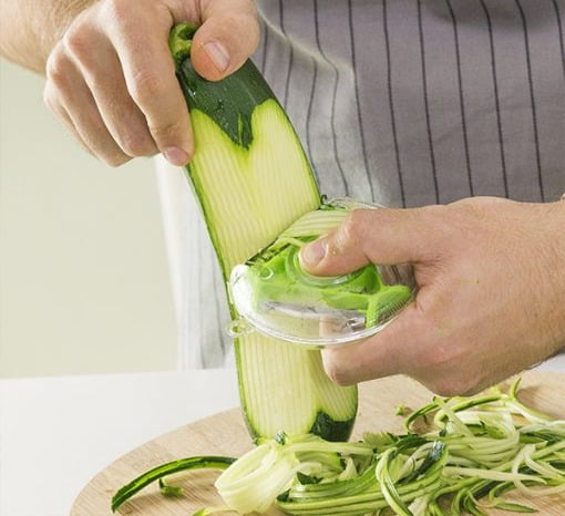 2 Éplucheurs magique 4en1 de légumes et Fruits en acier inoxydable