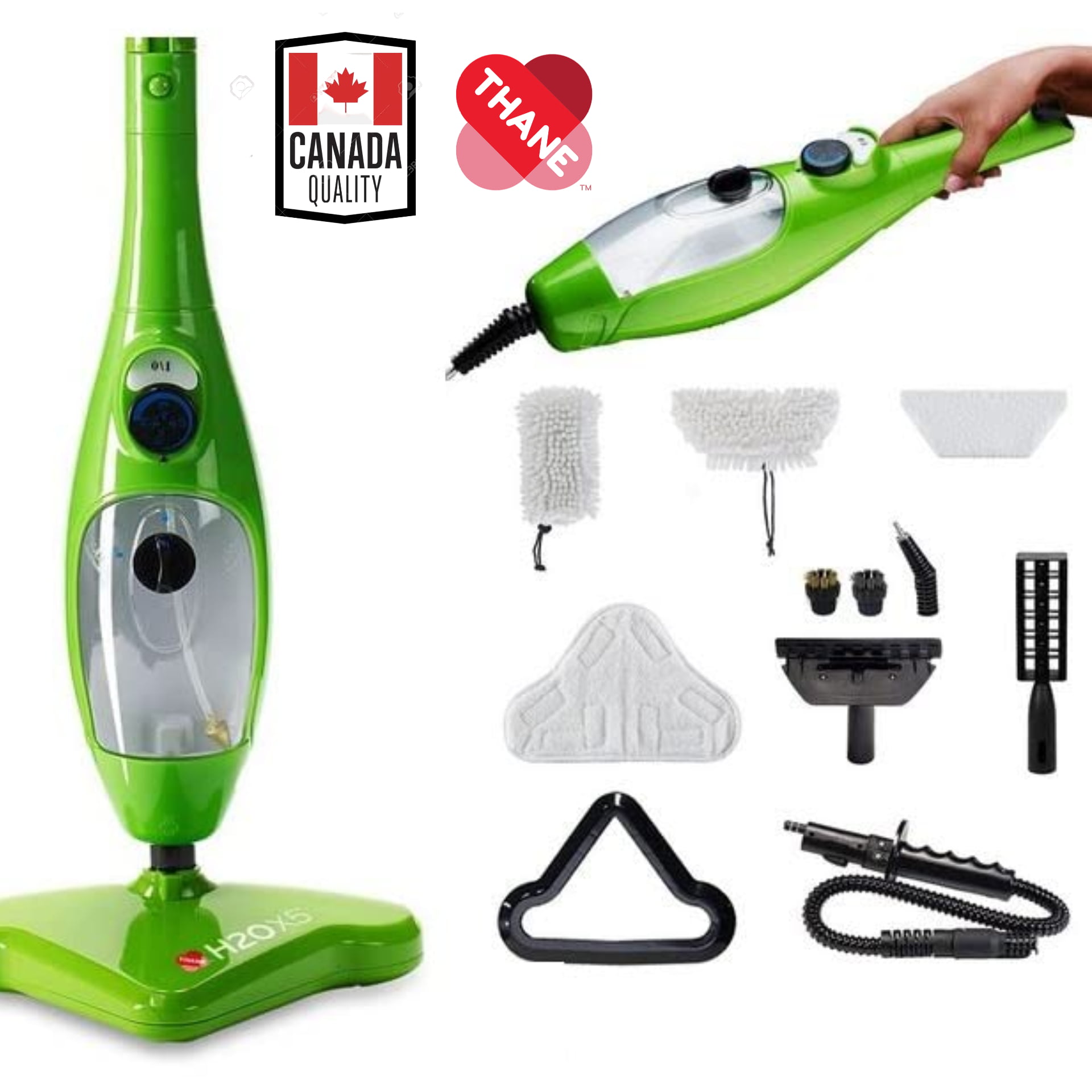 Multifonction 5 en 1 Nettoyeur À Vapeur H2O Mop X5 1500 Watt (Canadian Brand)