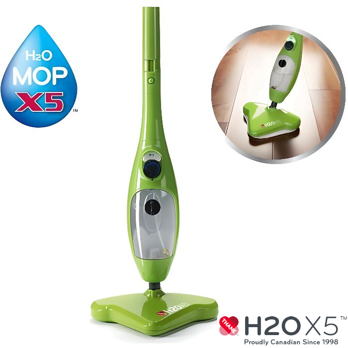 Multifonction 5 en 1 Nettoyeur À Vapeur H2O Mop X5 1500 Watt (Canadian Brand)