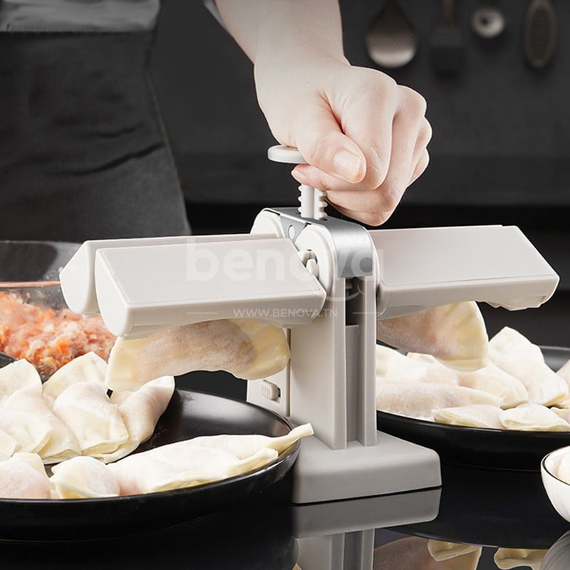 2en1 Machine à brik et raviolis à double tête domestique automatique