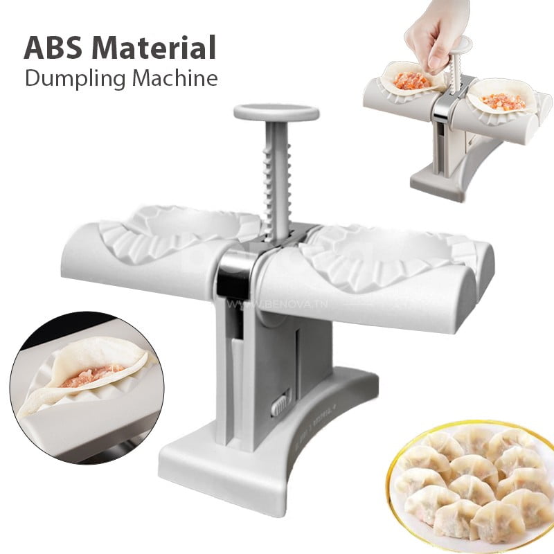 2en1 Machine à brik et raviolis à double tête domestique automatique