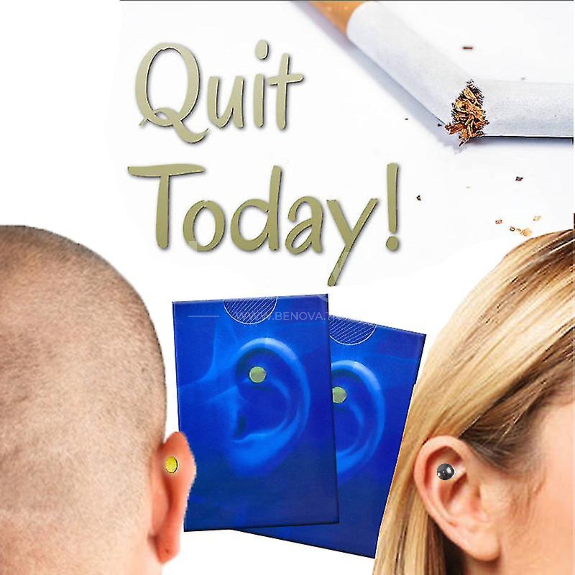 Aimants pour arrêter de fumer auriculothérapie oreille anti tabac