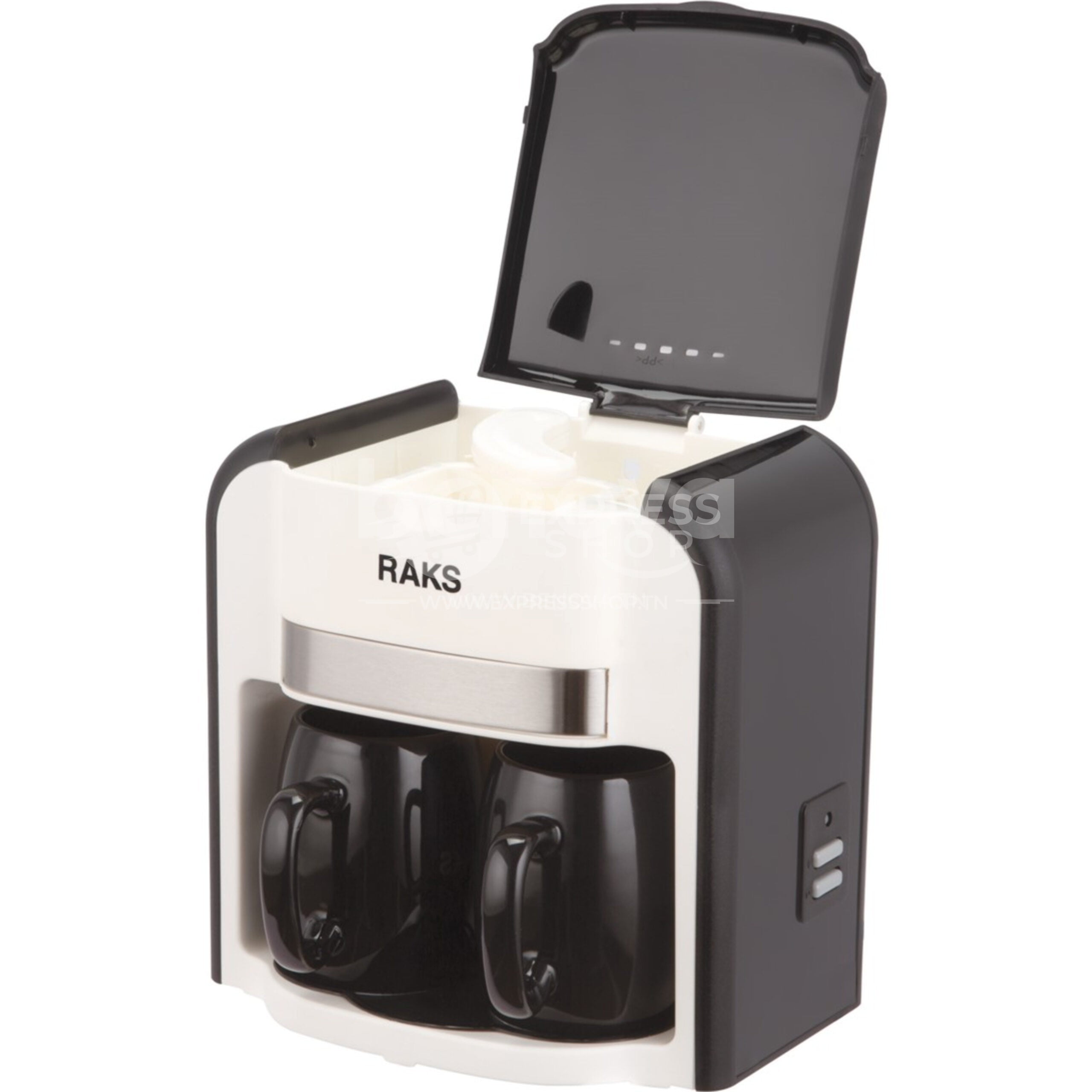 4en1 machine à café thé électrique automatique goutte à goutte avec 2 tasses en céramique