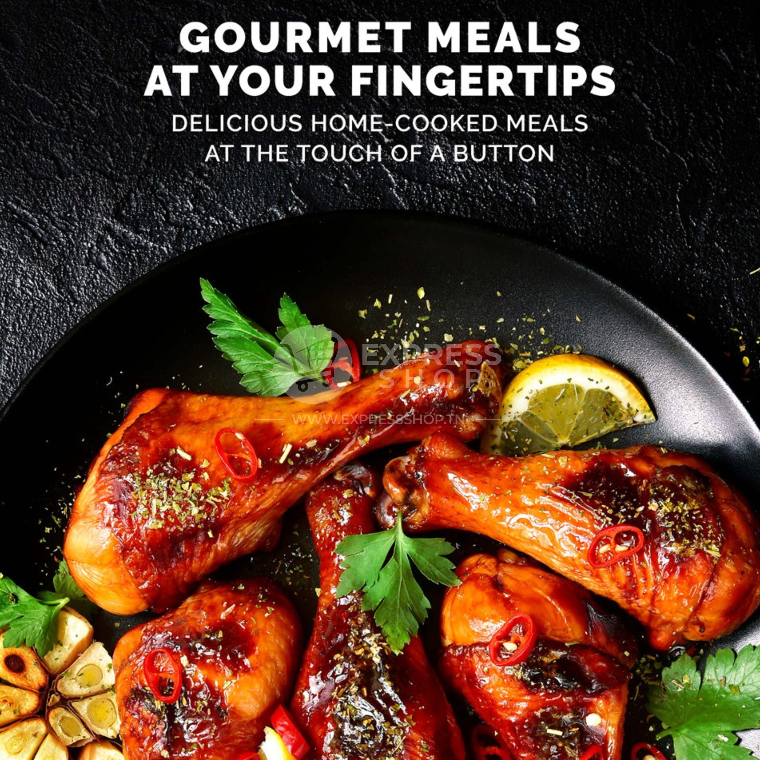 BLITZ -  MEGA - 15L Air Fryer, four, et micro-ondes 3en1 Intelligents Turbo MAXX  4 Accessoires 2600W