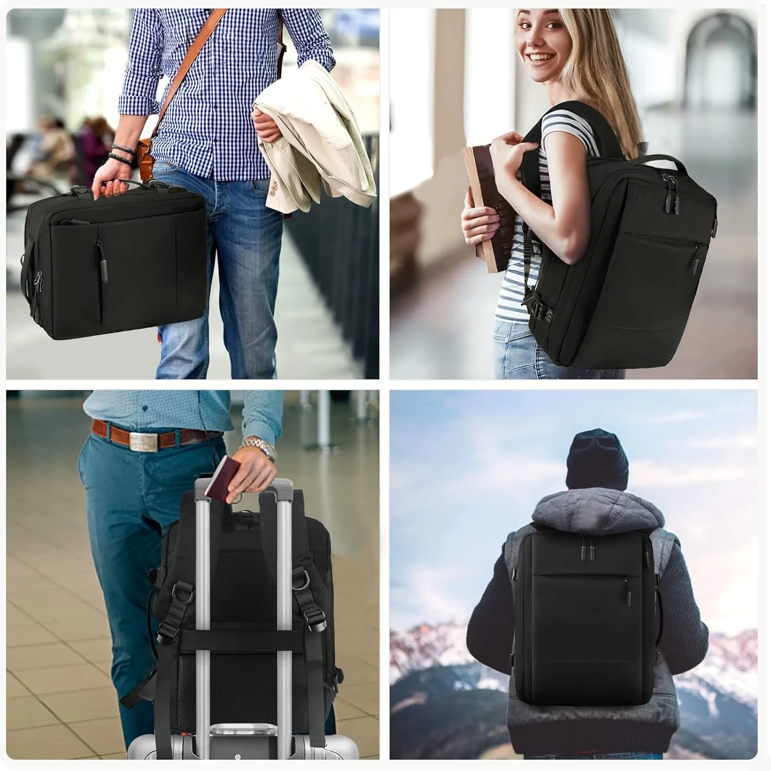 Agon BearBags®  – Sac À Dos De Voyage Professionnel Étanche Avec Chargement USB