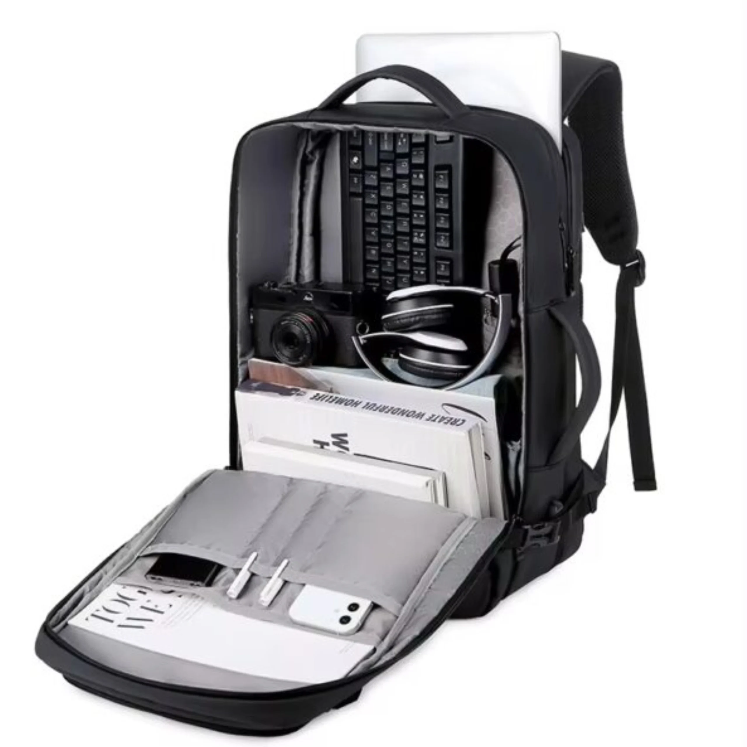 Nomad BearBags® – Sac À Dos Étanche 40L Extensible Avec Chargement USB Pour Voyage Professionnel