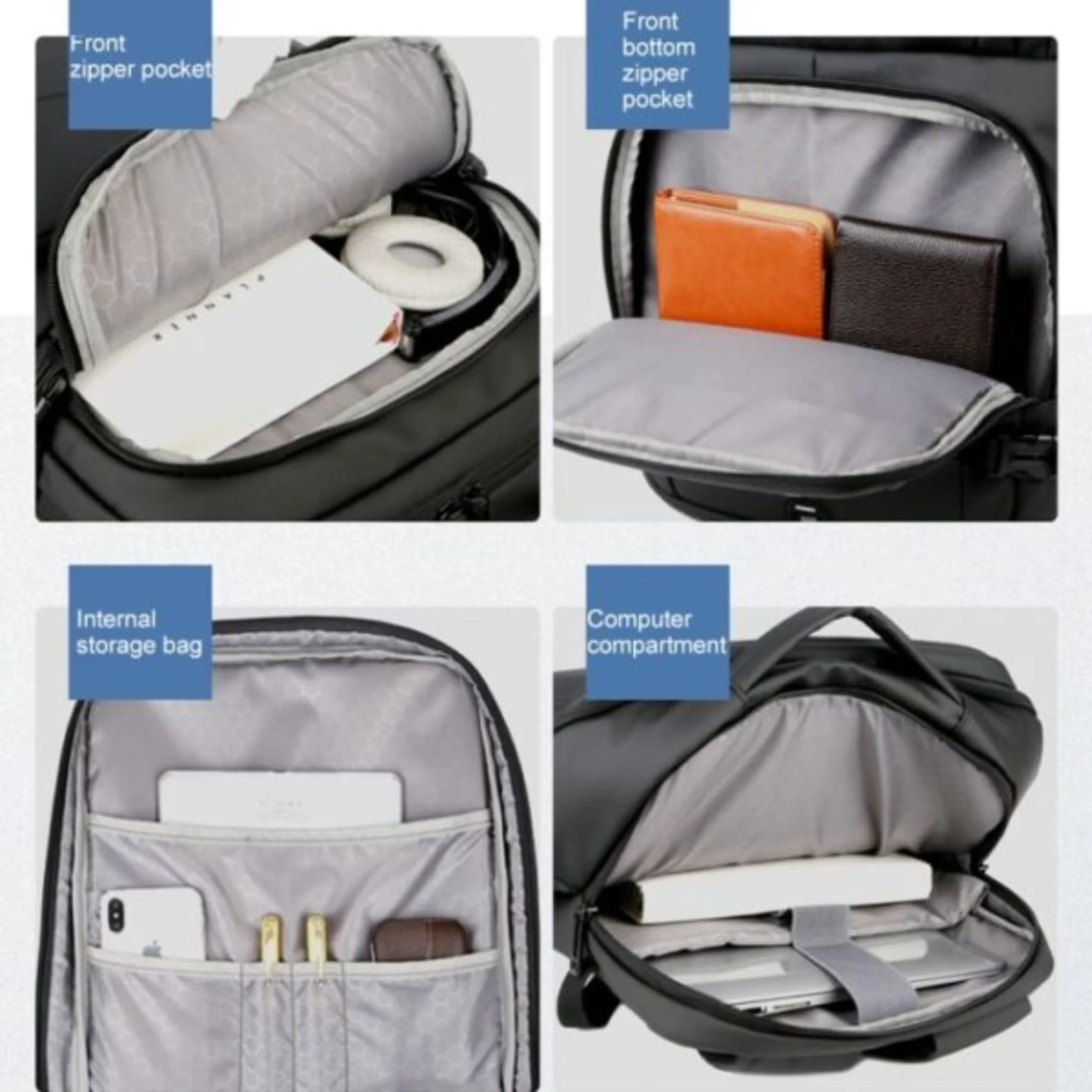 Nomad BearBags® – Sac À Dos Étanche 40L Extensible Avec Chargement USB Pour Voyage Professionnel