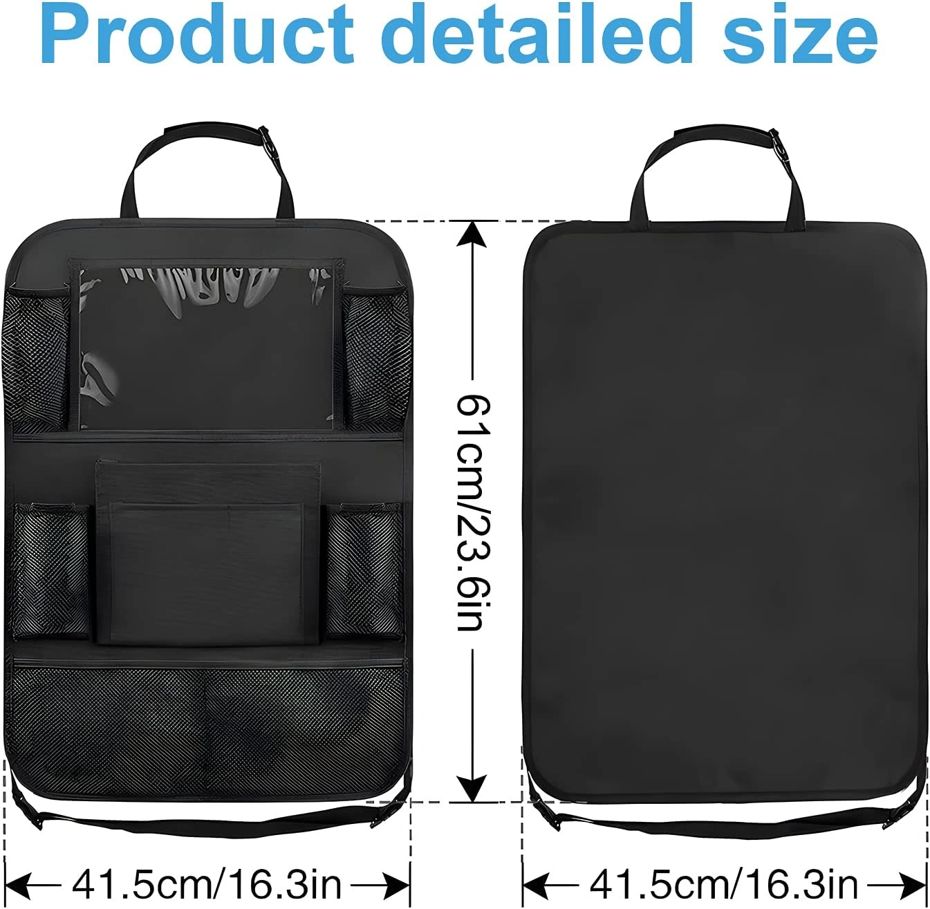 Organisateur de Siège Voiture Multi-Poche Avec Porte-Tablette Et Espaces de Stockage Multiples