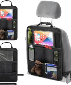 Organisateur de Siège Voiture Multi-Poche Avec Porte-Tablette Et Espaces de Stockage Multiples