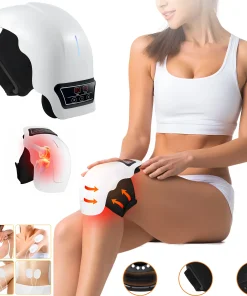 3 En 1 Masseur de Genoux Intelligent Sans Fil Chauffant Et Vibrant pour Douleurs Articulaires Avec 9 Modes De Massage