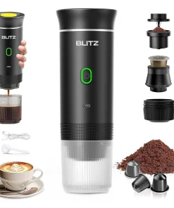 Blitz® - 3 En 1 Machine à Café Espresso Portable Et Rechargeable Avec Chauffage Intégré