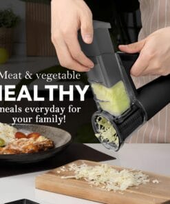 Blitz® - 4 En 1 Râpe Et Trancheuse Électrique Sans Fil Rechargeable Et Compact Pour Cuisine Rapide