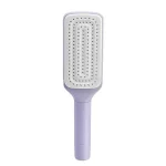 Brosse Cheveux Auto-Nettoyante Rotative - Anti-nœuds & Anti-statique Idéale Pour Tous Types De Cheveux