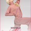 Ensemble de 2 pièces pour femmes modèle unie Gris