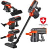 3 en 1 Aspirateur à main portable, silencieux, Maison et voiture a Forte aspiration avec filtration cyclonique HEPA (German Quality)