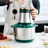 Hachoir à Viande Slivercrest Electrique Multifonction 3L en Acier Inoxydable 850W