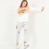 Sweat à capuche en tissu Fleece pour Femme Greenlight Rose