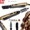 LEXICAL 2 en 1 Brosse Chauffante, Lisseur à Cheveux Multifonction