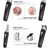 Kemei 10 en 1 Kit de tondeuse électrique pour rasage à cheveux et à barbe