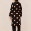 Ensemble de 3 pièces pour femmes noir pointillé en marron