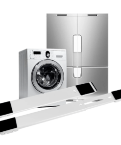 2 pièces, Support de Machine à laver, réfrigérateur & meubles avec support de Base réglable à roulettes