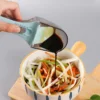 2 en 1 Ensemble à échelle en silicone à mesurer réglable pour liquide et poudre