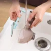2 en 1 Ensemble à échelle en silicone à mesurer réglable pour liquide et poudre