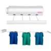 Corde sèche-linge rétractable 4 Fils de 3,2mètres, pour intérieur et extérieur