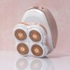 Épilateur de retrait facial indolore rotatif USB à 4 têtes électriques Originale