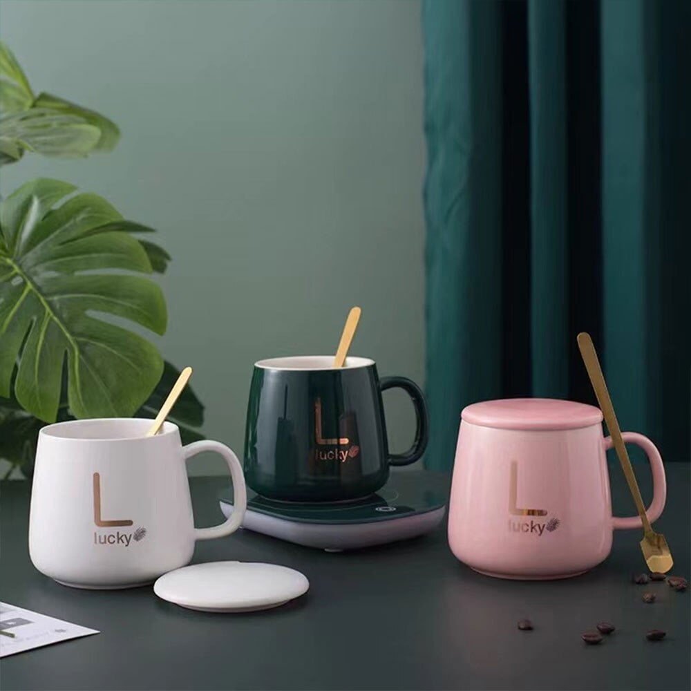 CEOOL – tasse thermostatique chauffante électrique, dessous de verre pour  café, tasse thermique, prise CN, spécifications: tasse en céramique