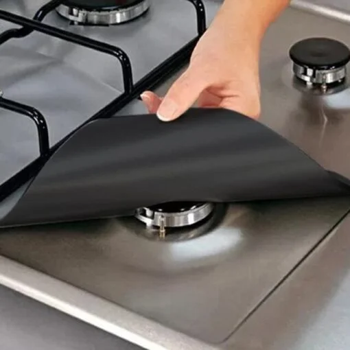 Couverture de protection de cuisinière à gaz, Pack de 4/5/8, Réutilisable