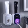 Distributeur automatique de dentifrice porte brosse dents anti poussi re support mural ensemble d accessoires de 1