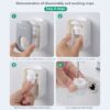 Distributeur automatique de dentifrice porte brosse dents anti poussi re support mural ensemble d accessoires de 2
