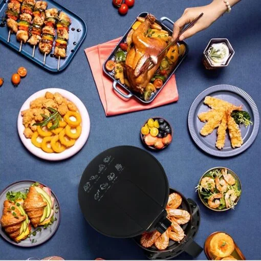 Air Fryer VIDEKS 4.8 L, contrôle Intelligent et sain, sans prise d’huile 2800W (European quality)