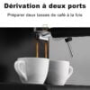 Sonifer – Machine à café expresso électrique 1.6L avec système de cappuccino avancé réglable