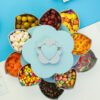 Boîte à bonbons rotative Multifonction en forme de fleur pour bonbons de noix, fruits séchés