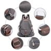 Devon – 3 en 1 Sac a dos Convertible Vintage en toile·Q Multifonctionnel avec Grande Capacité