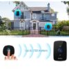 KERUI – sonnette intelligente sans fil imperméable à l’eau, alarme de sécurité à domicile, lumière LED