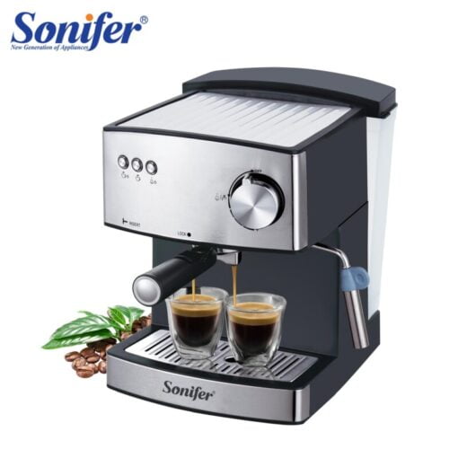 Machine caf expresso lectrique 220V appareil caf mousseux broyeur caf appareil de cuisine 1