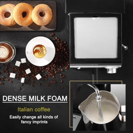 Sonifer – Machine à café expresso électrique 1.6L avec système de cappuccino avancé réglable