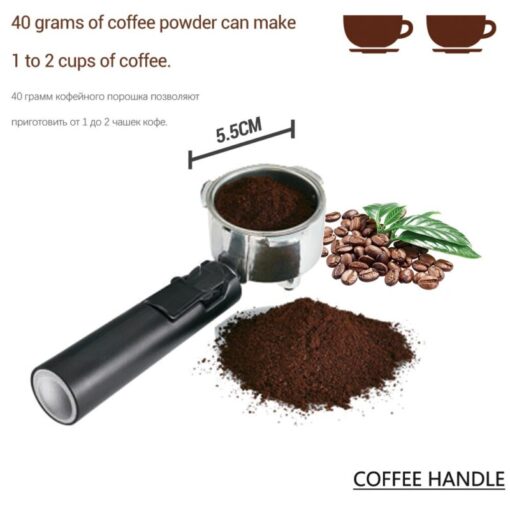 Sonifer – Machine à café expresso électrique 1.6L avec système de cappuccino avancé réglable