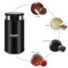 Broyeur électrique Multifonction pour céréales noix haricots épices Grains en acier inoxydable