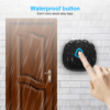 KERUI – sonnette intelligente sans fil imperméable à l’eau, alarme de sécurité à domicile, lumière LED