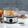 Multifonction SIYO LUX Cuiseur à Vapeur Électrique,  2 paniers 5L  (German Quality)