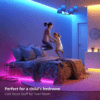 Multifonction 5M Bande lumineuse LED RVB flexible etanche 24 touches télécommande