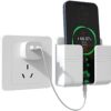 Support Mural Multifonction pour Recharge de Téléphone Portable & télécommande
